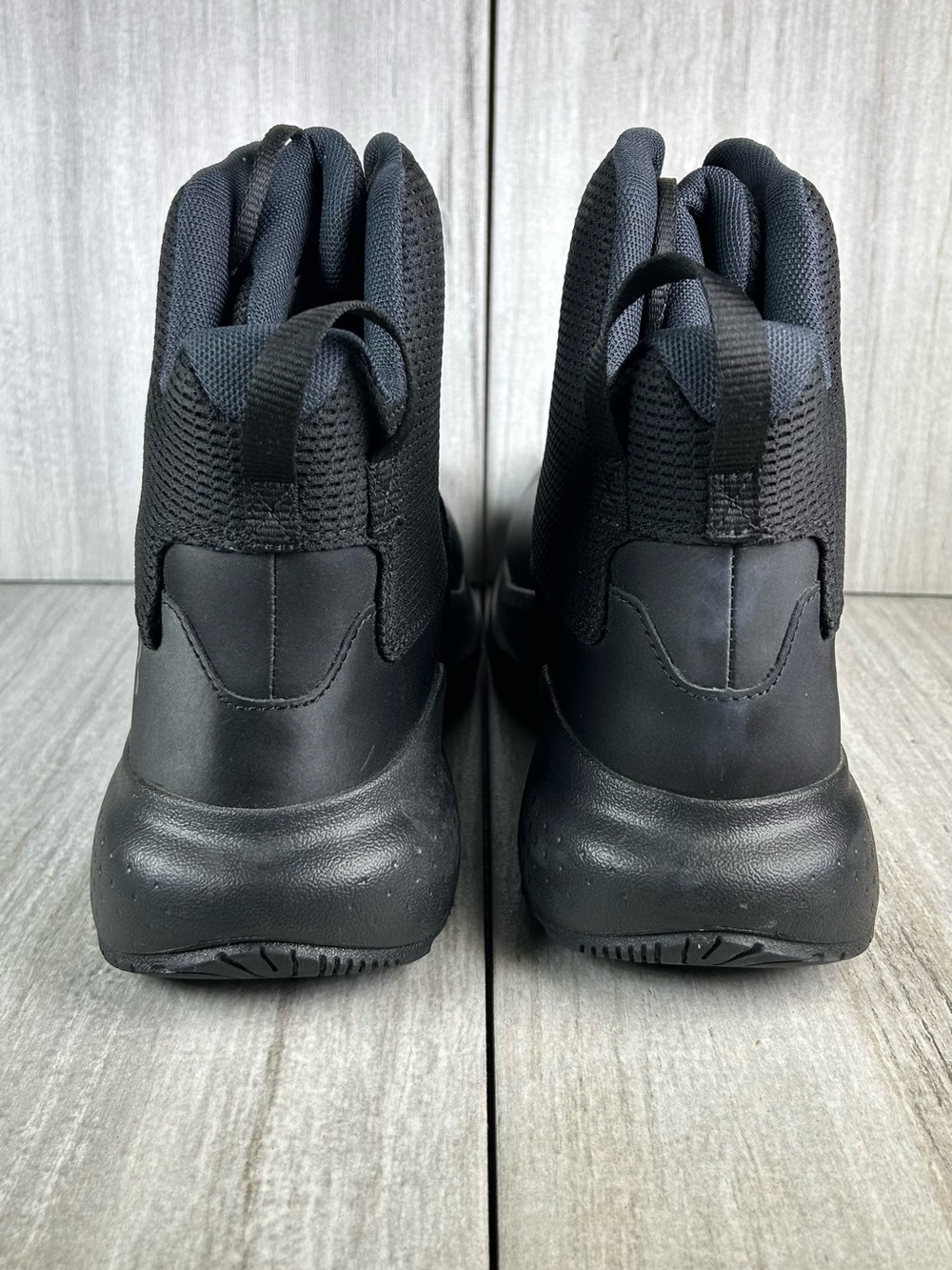 WORN 1x Under Armour Micro G Stellar Mid Black Tactical Combat Boot Mens Size 15 - Picture 7 of 10
